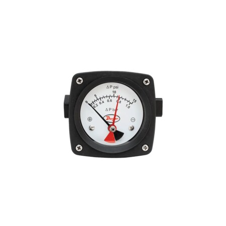 Dwyer Instruments Differential piston gage, in-line connections, range 0-60 psid PTGD-AC09A